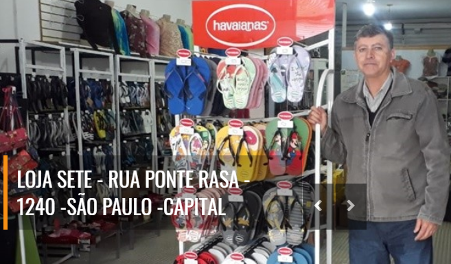 Loja Sete - Visite nossa loja - Rua Ponte Rasa - 1240 - São Paulo - Capital
